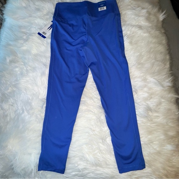 Danskin Women's High Waisted Ankle Leggings Dazzling BlueSize L Activewear - Picture 4 of 15